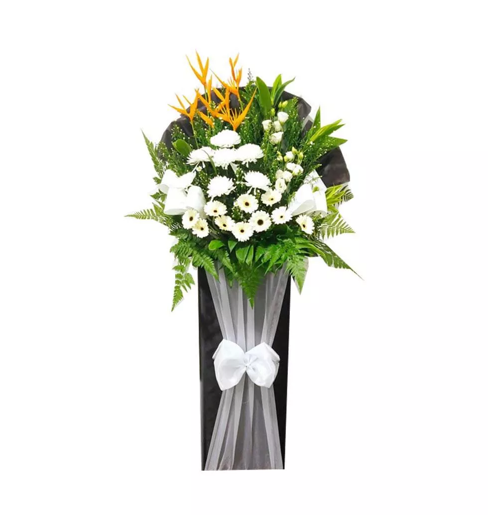 Pure Floral Farewell Arrangement